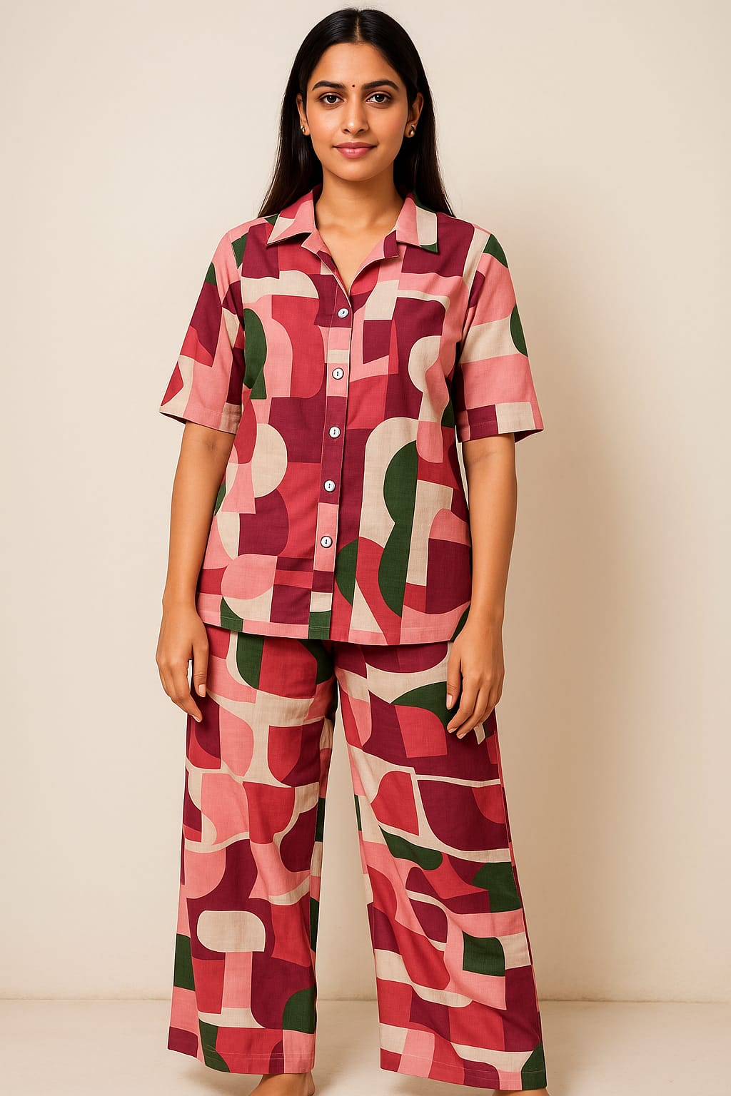 Geometric Print Co-ord Set