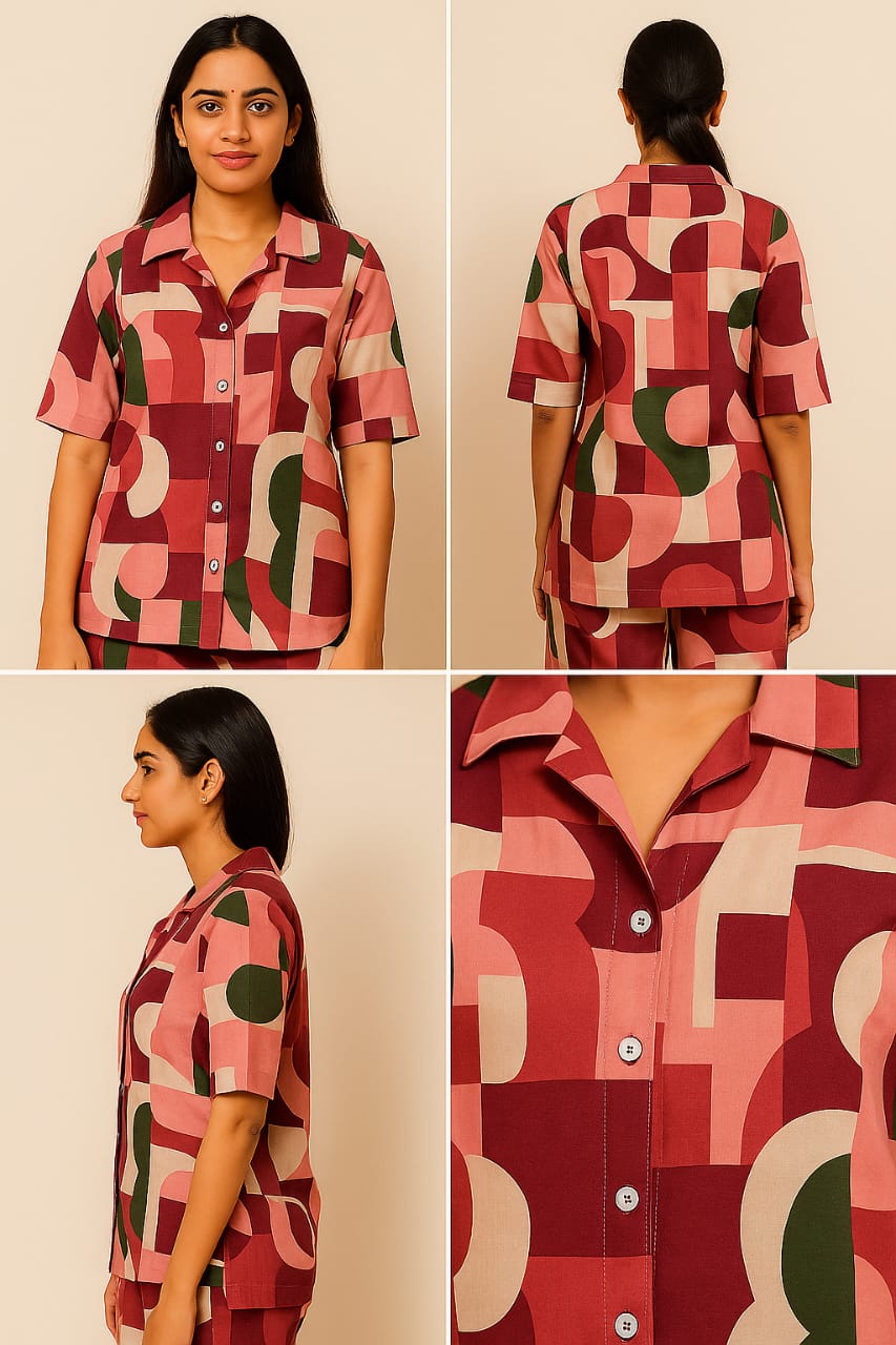 Geometric Print Co-ord Set