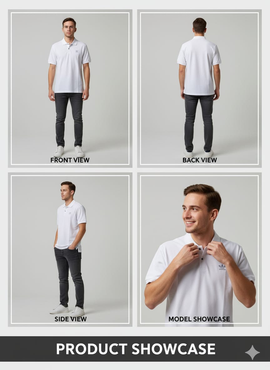 Classic White Polo Shirt