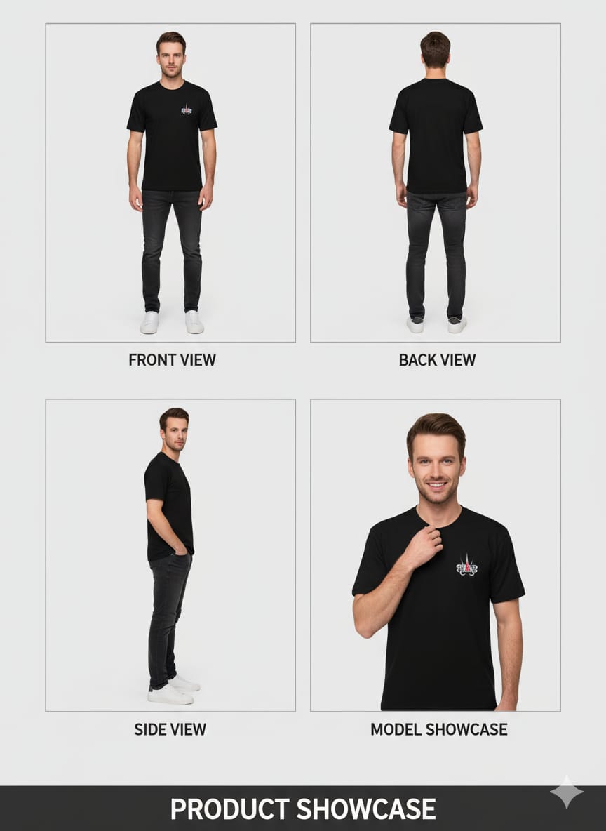 Black Graphic T-Shirt