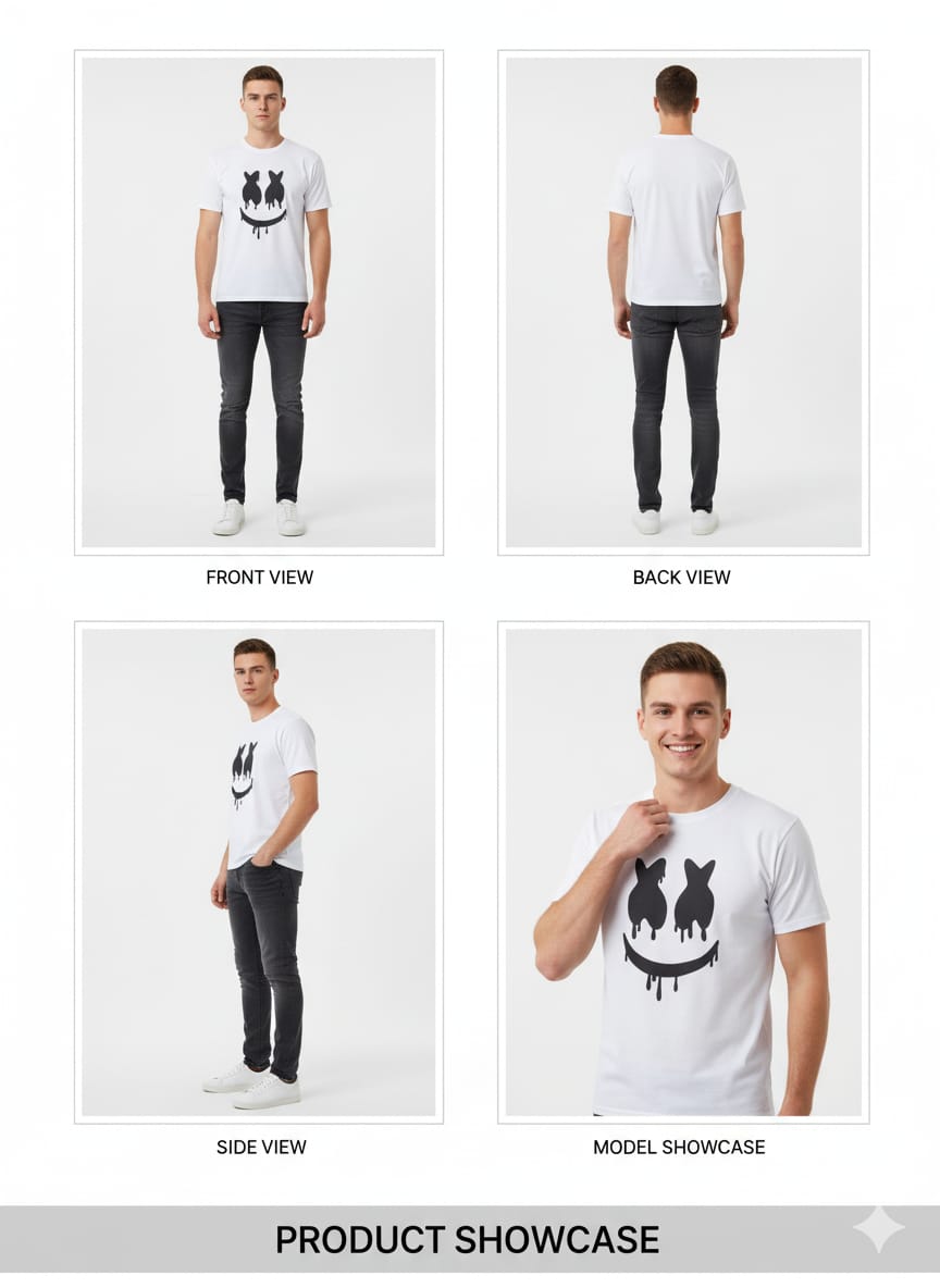 Marshmallow Polyester T-Shirt