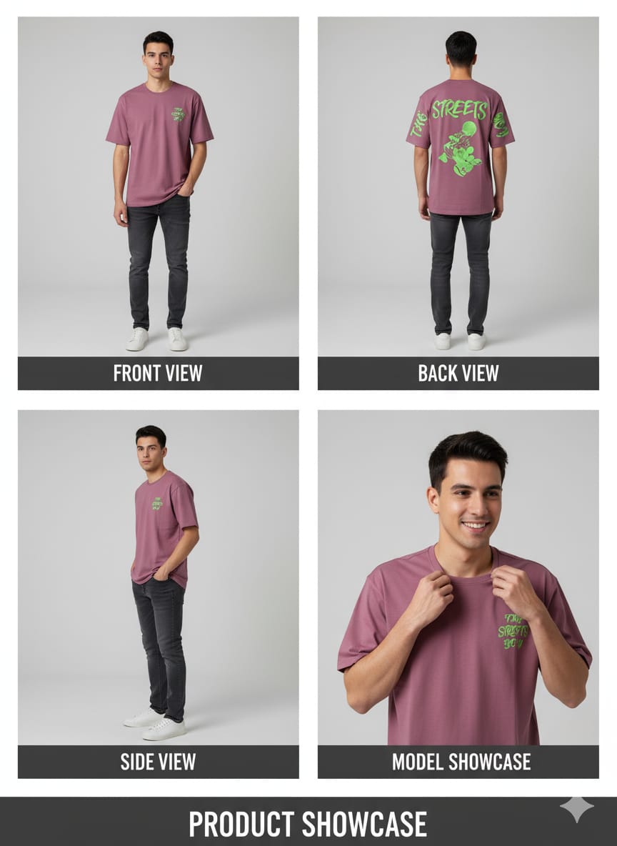 Casual Mauve T-shirt