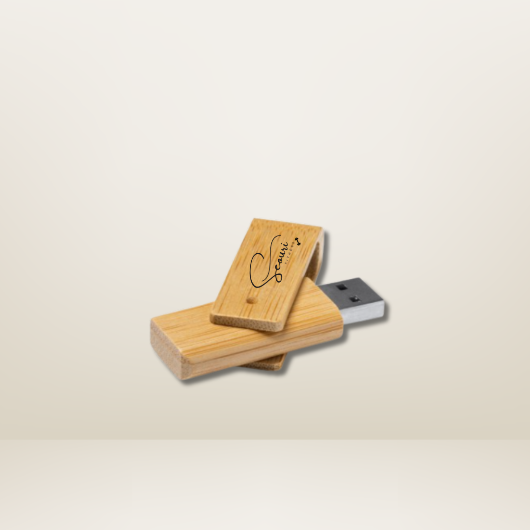 Memoria USB de madera