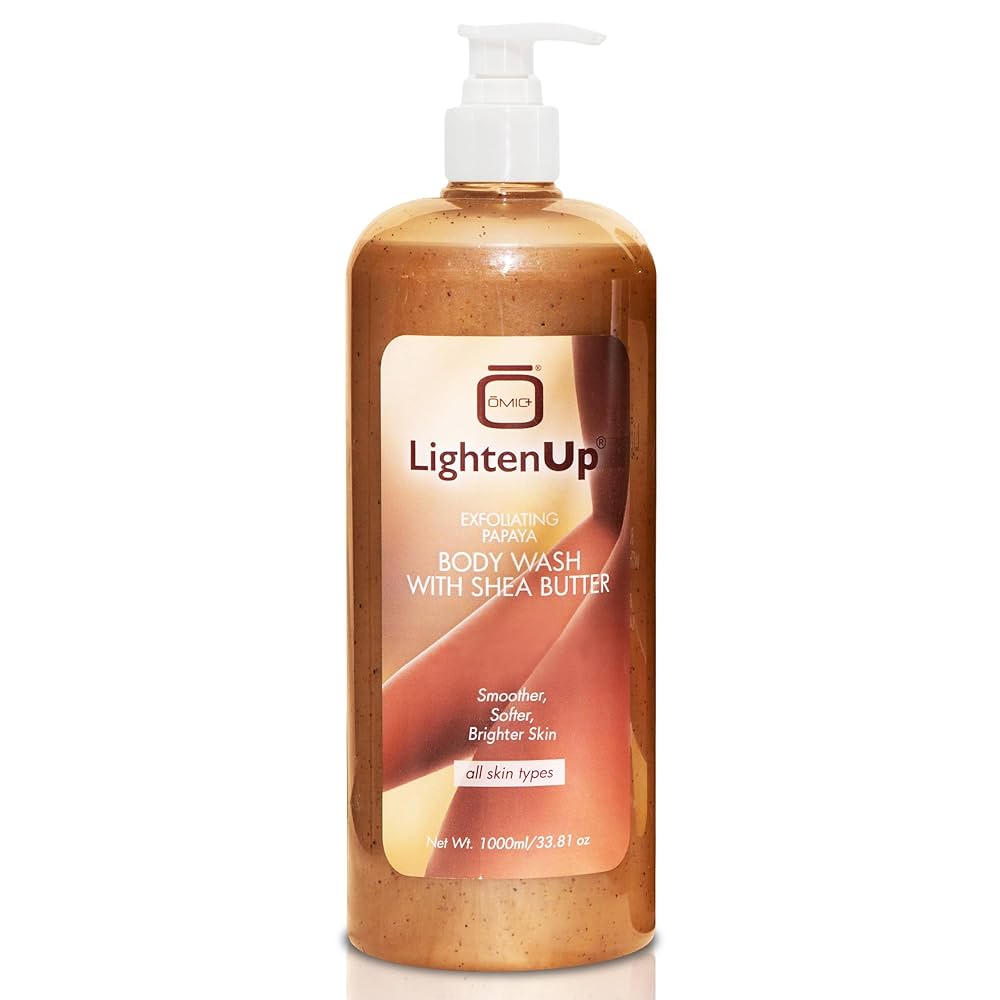 LightenUp Exfoliating Papaya Body Wash with Shea Butter