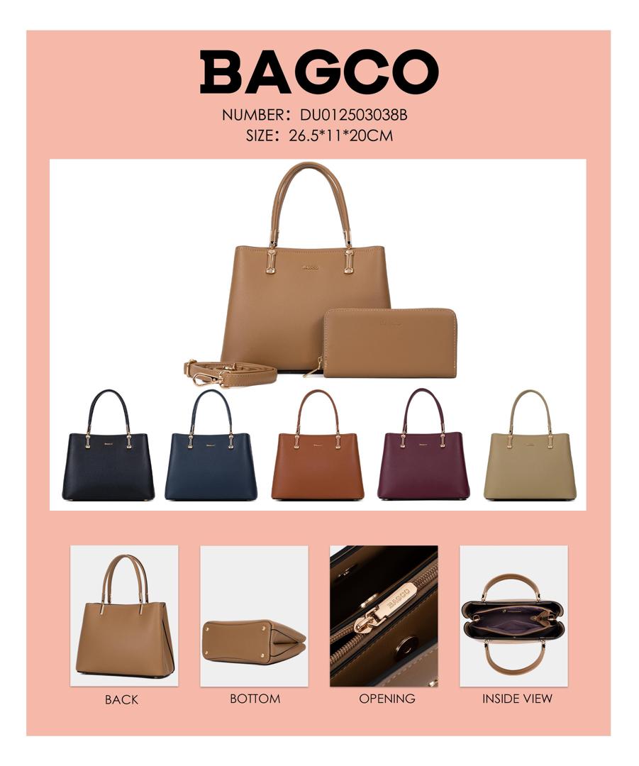 Elegant Leather Handbag Set