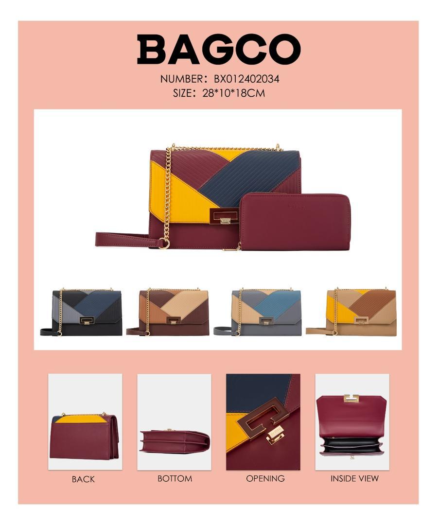 Multicolor Shoulder Bag Set