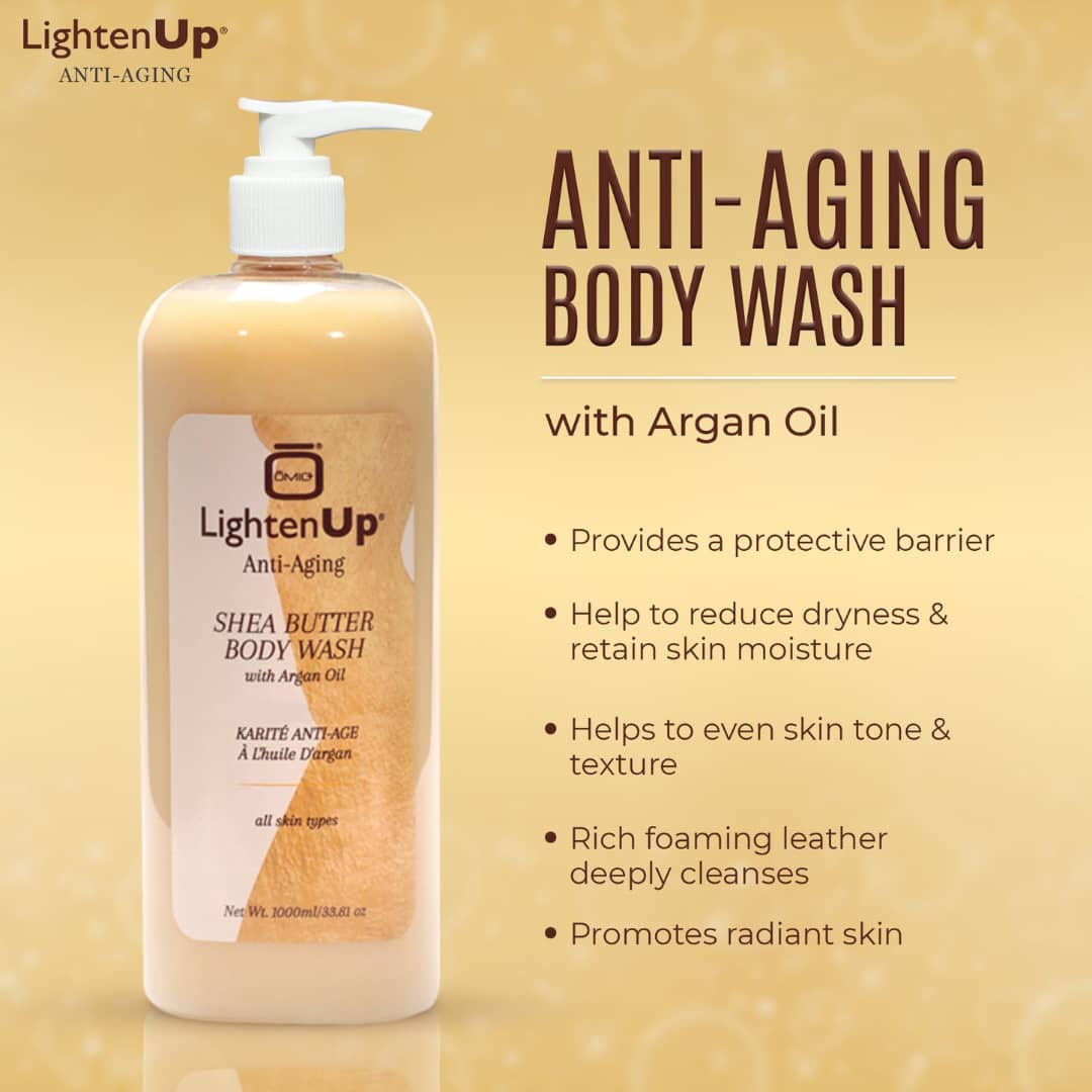 LightenUp Anti-Aging Shea Butter Body Wash