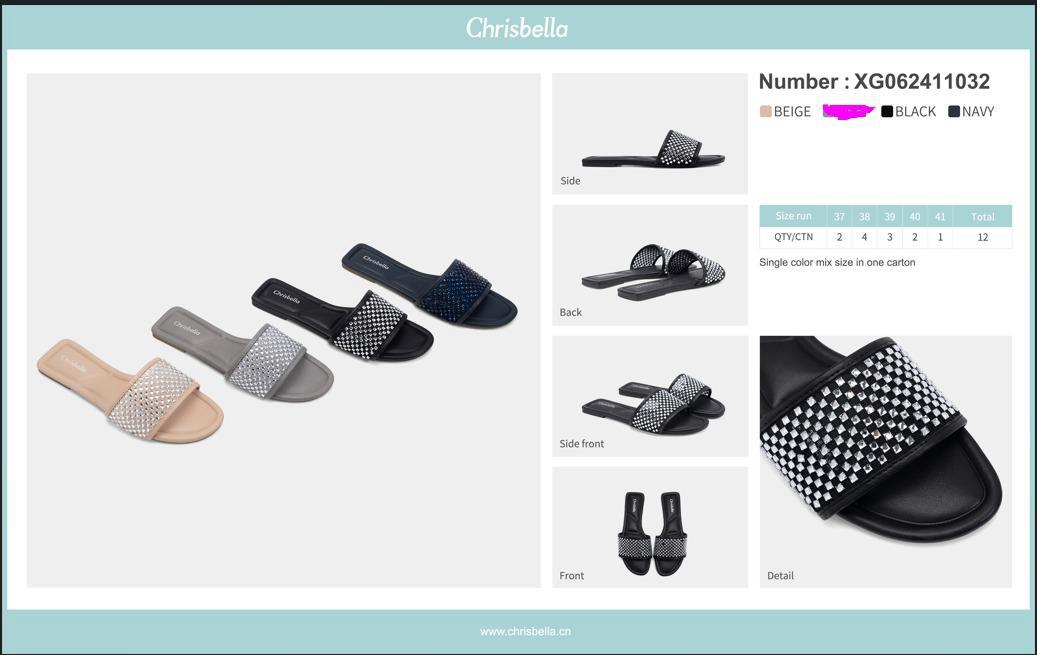 Studded Slide Sandals