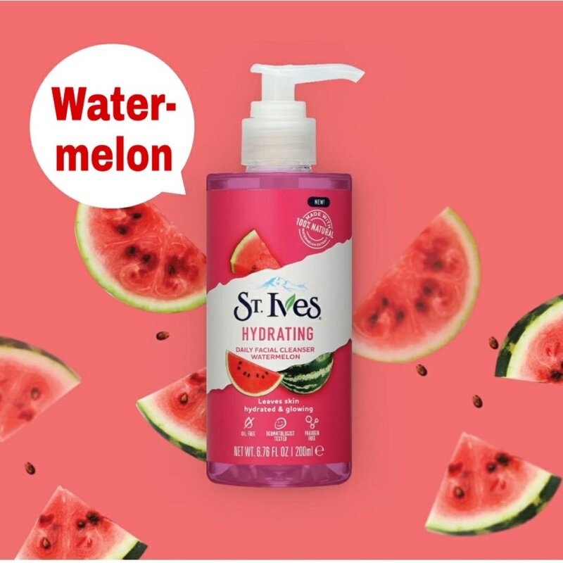 St. Ives Hydrating Daily Facial Cleanser Watermelon