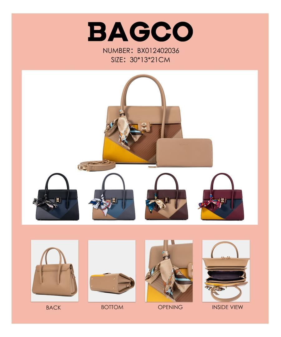 Stylish Colorblock Handbag