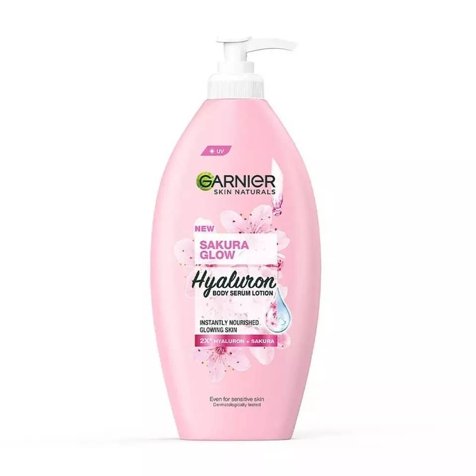 Garnier Skin Naturals Sakura Glow Hyaluron Body Serum Lotion