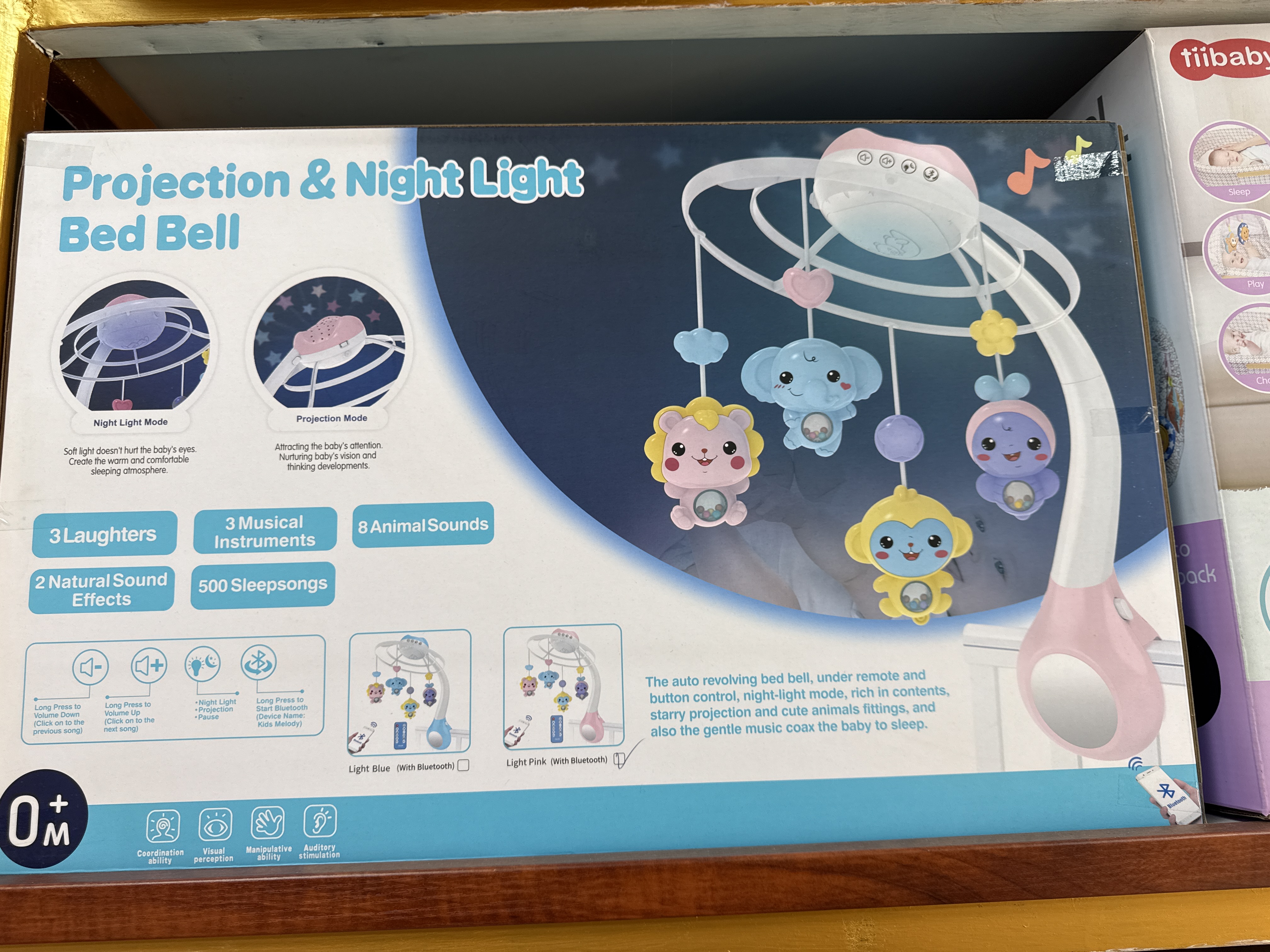 Projection & Night Light Bed Bell