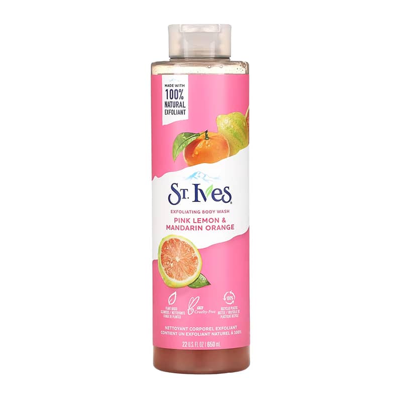 St. Ives Exfoliating Body Wash Pink Lemon & Mandarin Orange