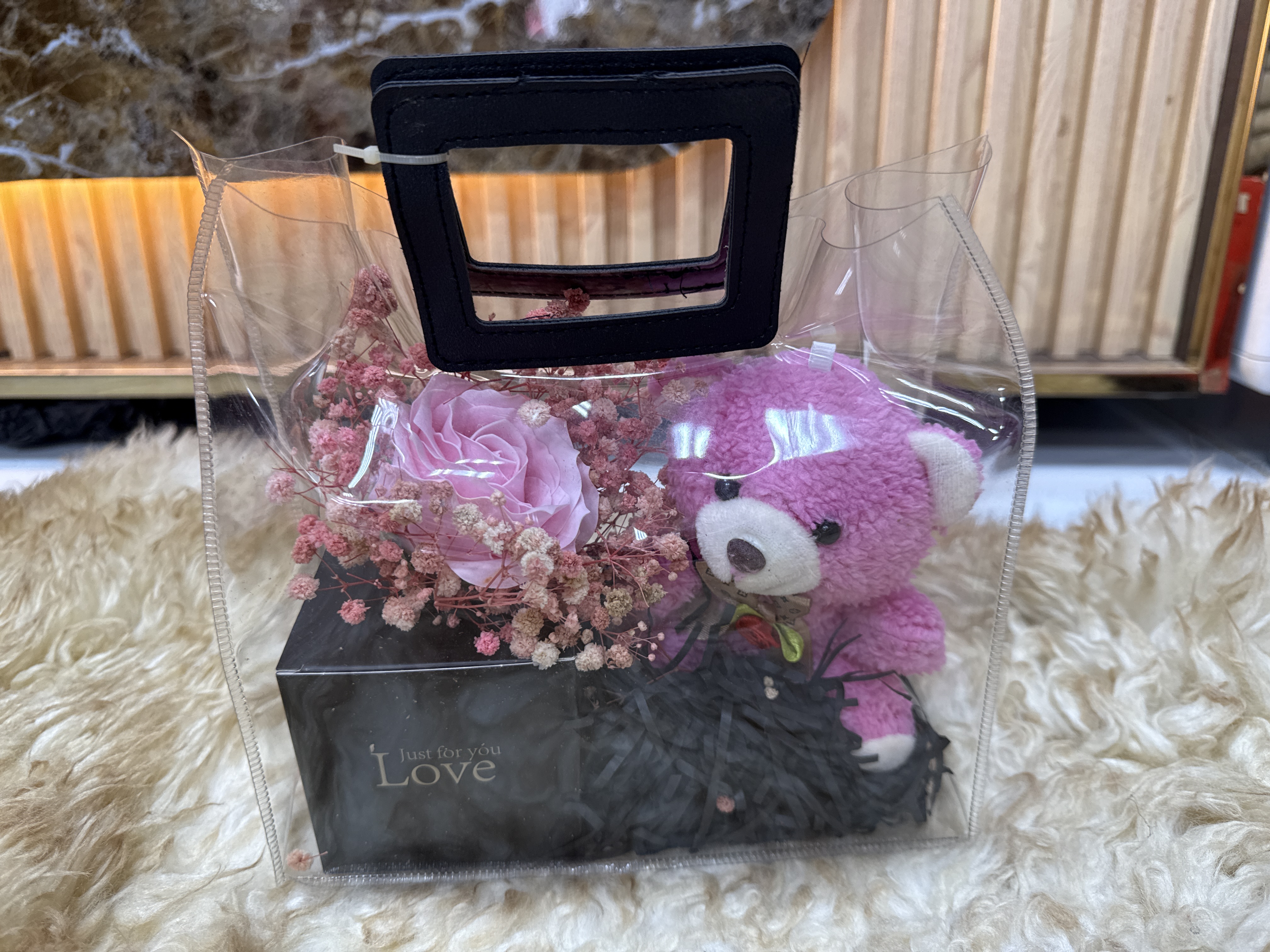 Pink Teddy Bear Gift Set
