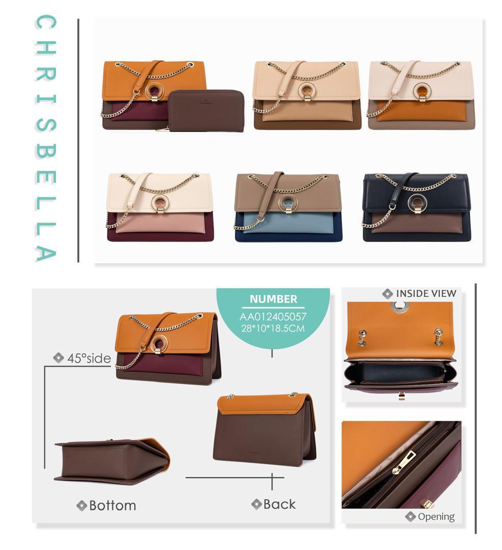 Chrisbella Elegant Chain Shoulder Bag