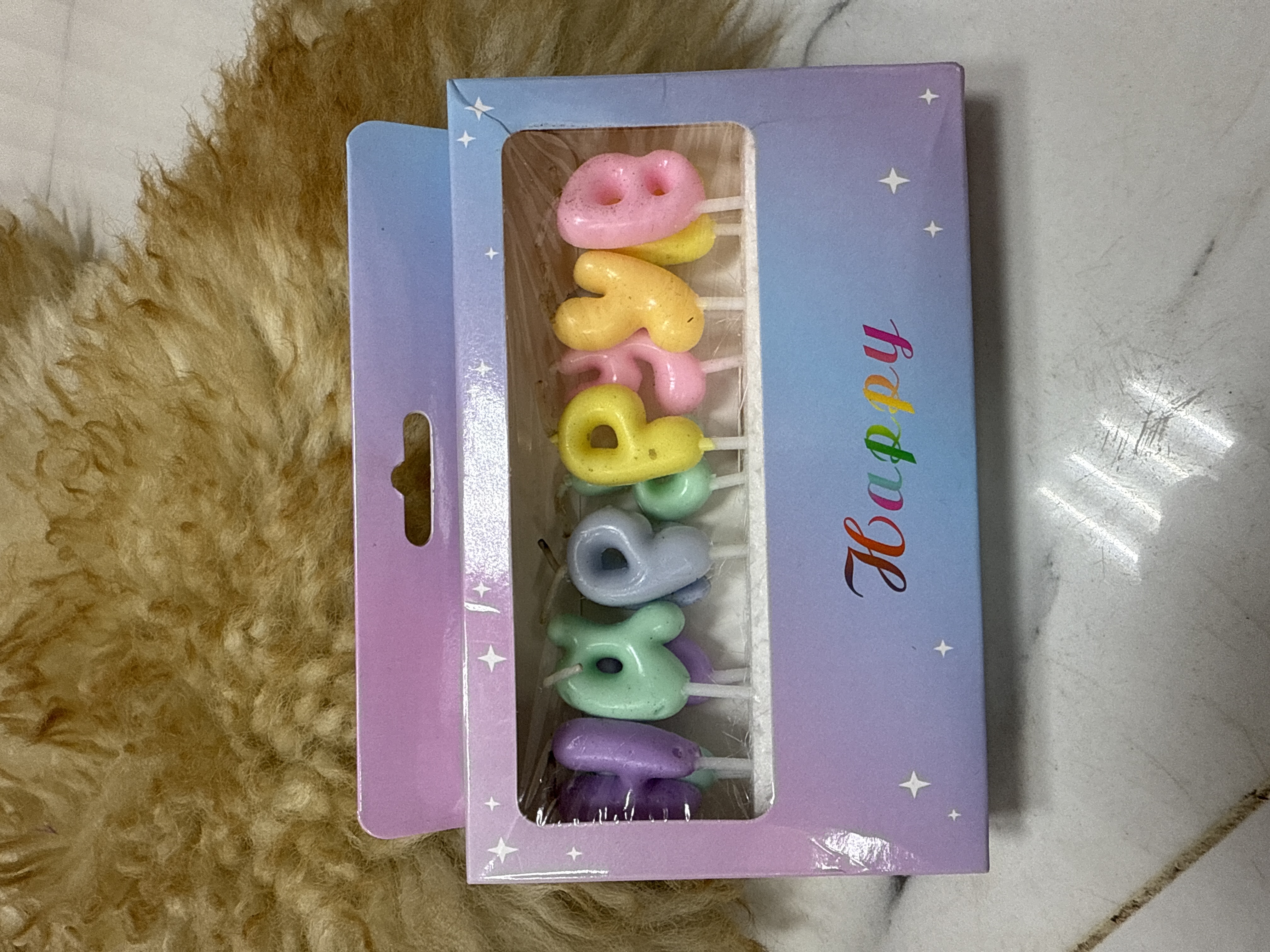 Happy Birthday Candle Set