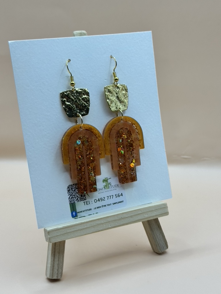 Boucles d'oreilles artisanales