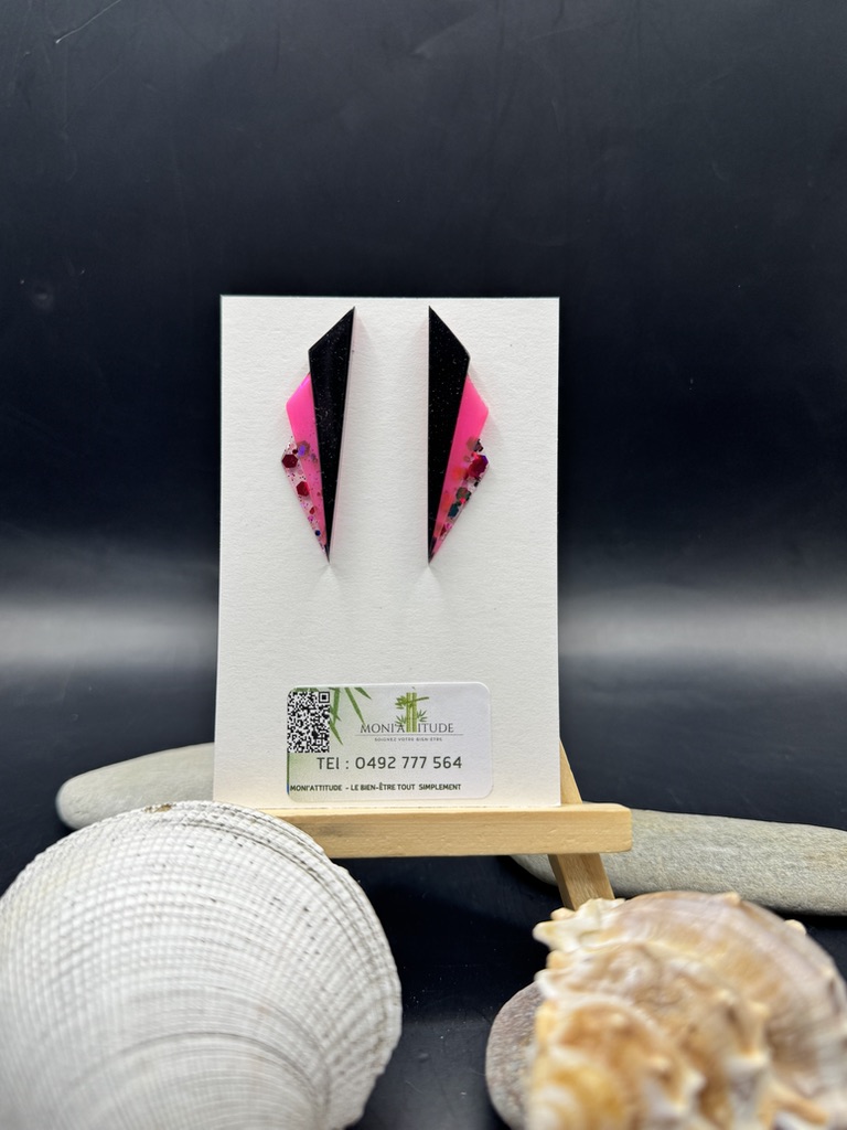 Boucles d'oreilles géométriques