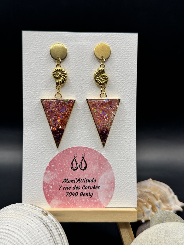 Boucles d’oreilles géométriques