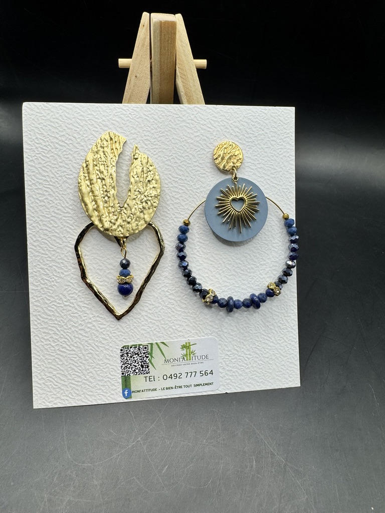 Boucles d'oreilles artisanales