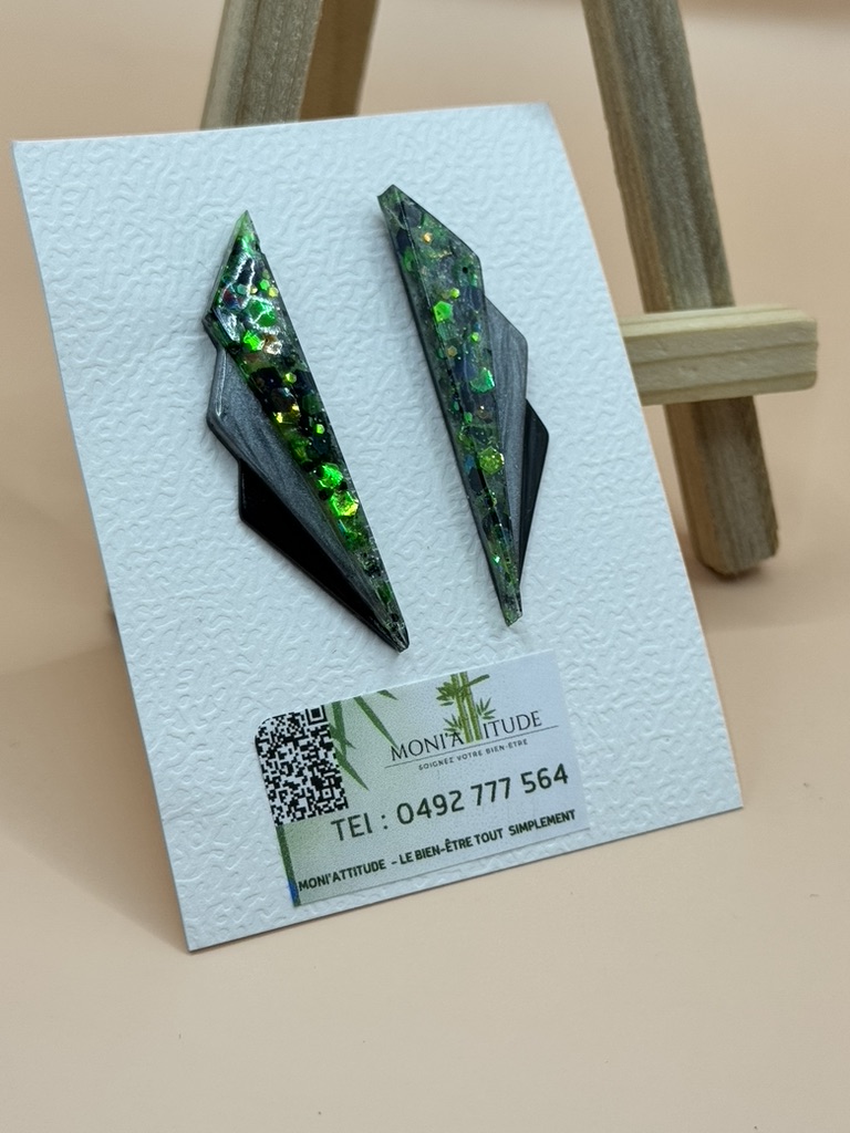 Boucles d'oreilles géométriques