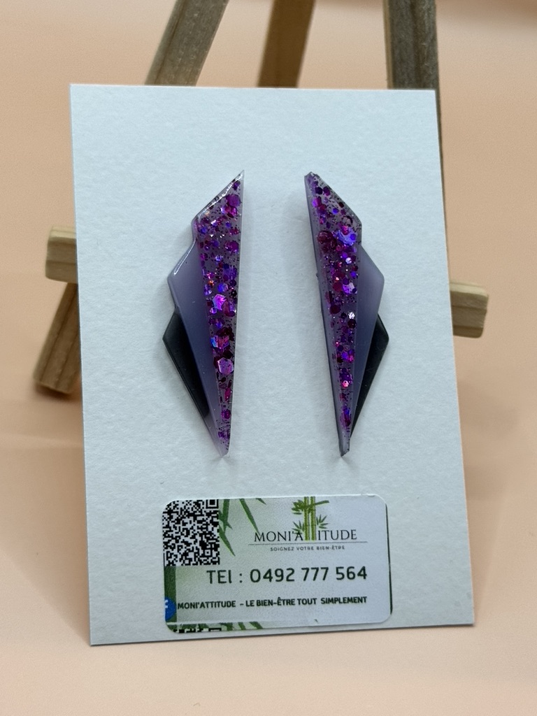 Boucles d’oreilles géométriques