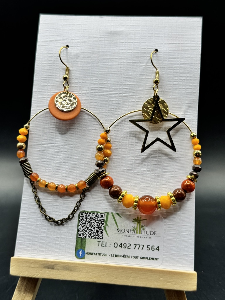 Boucles d'oreilles artisanales