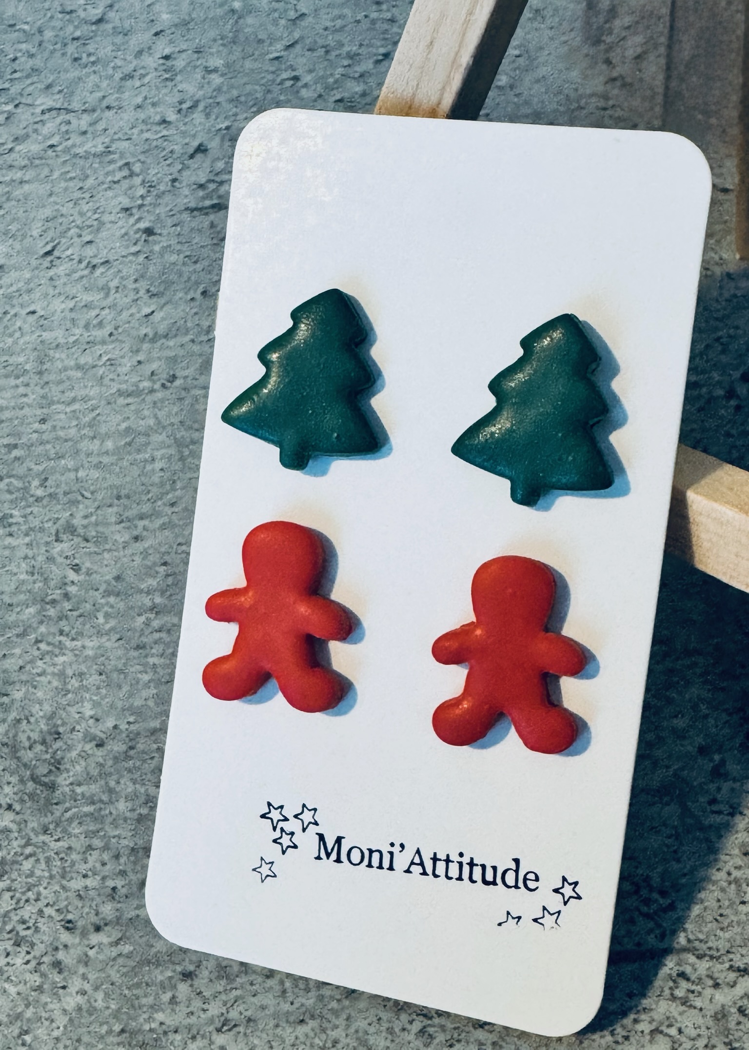 Boucles d’oreilles de Noël