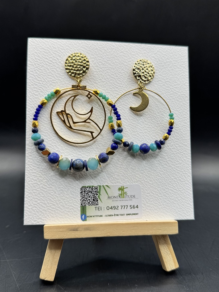 Boucles d’oreilles Luna