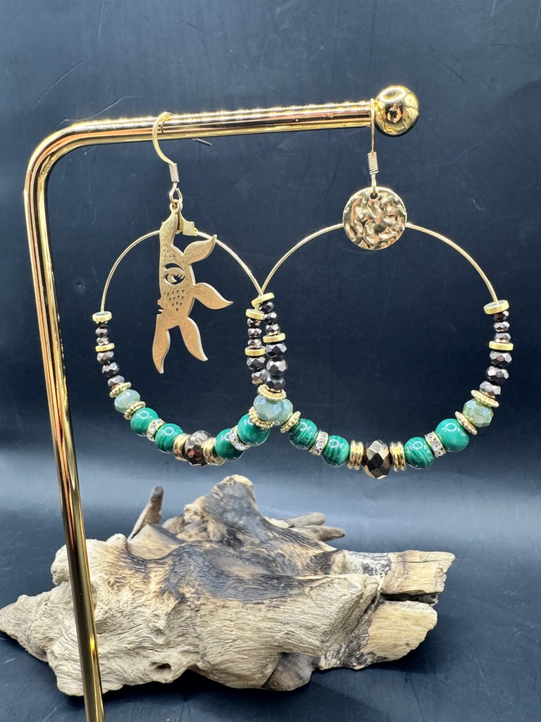 Boucles d’oreilles artisanales