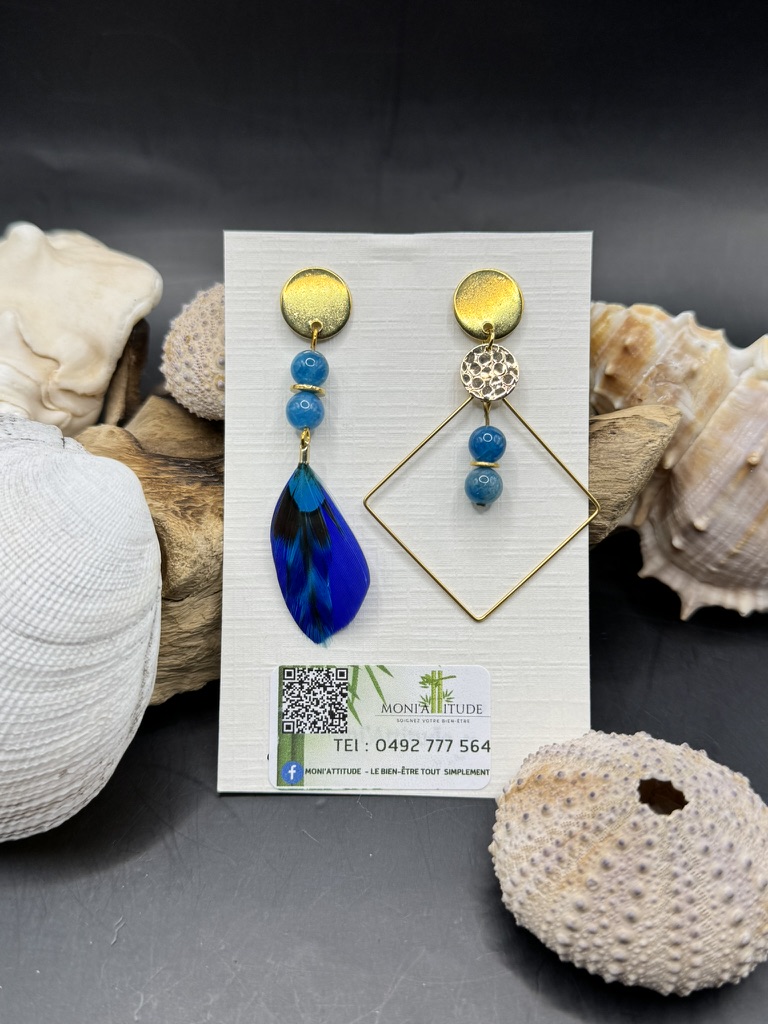 Boucles d'oreilles artisanales