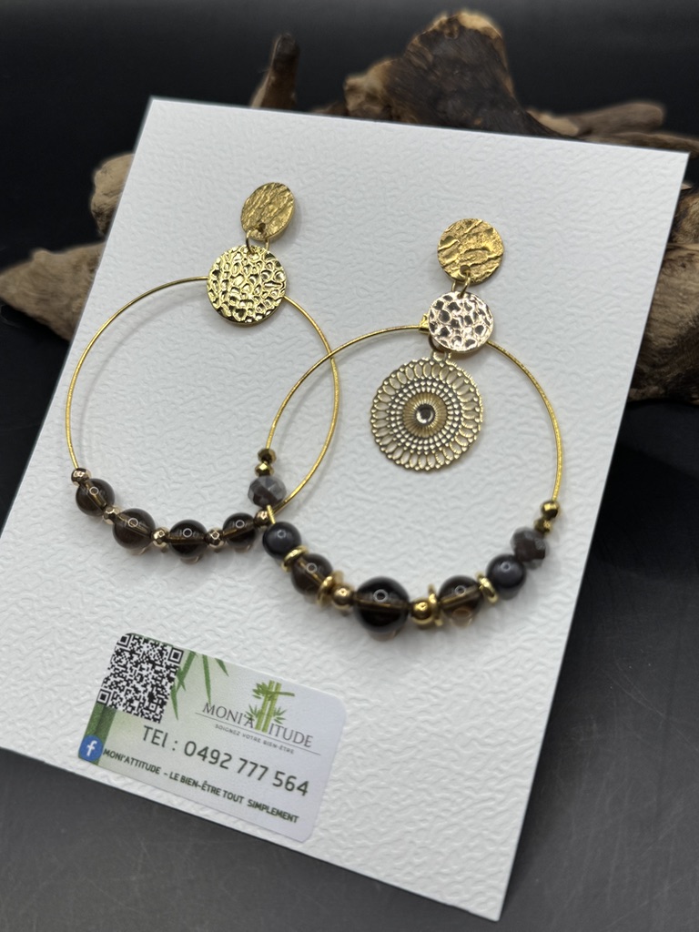 Boucles d'oreilles artisanales