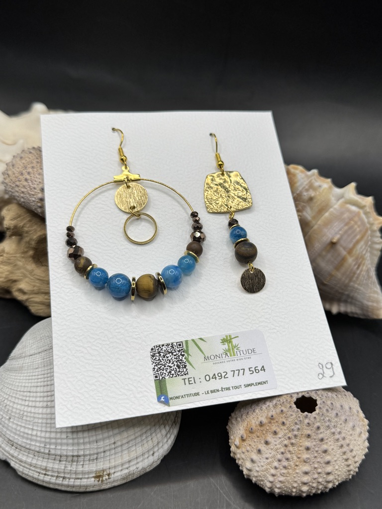 Boucles d'oreilles artisanales