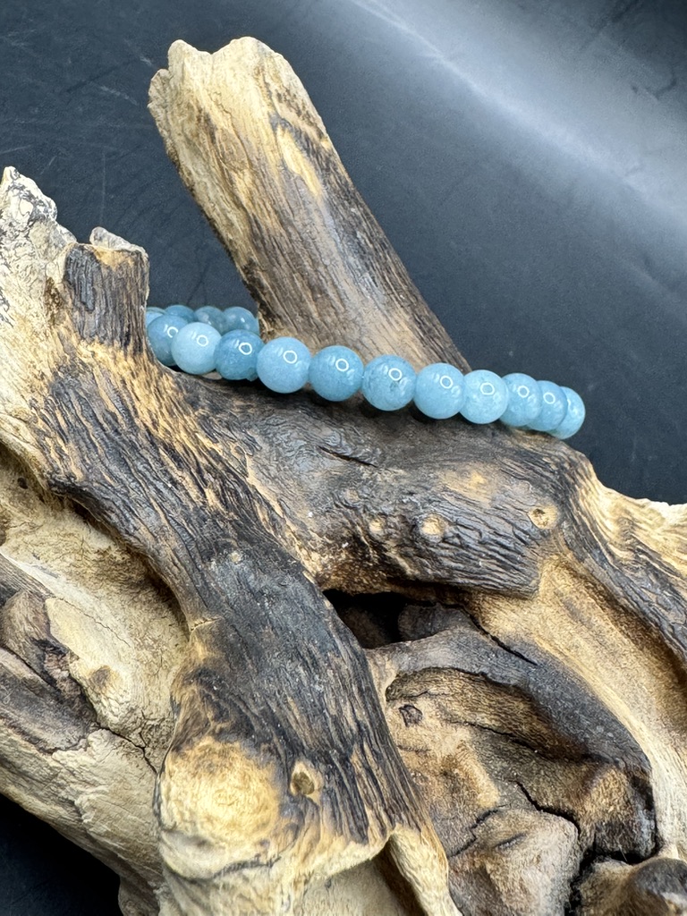 Bracelet en perles d’aigue-marine