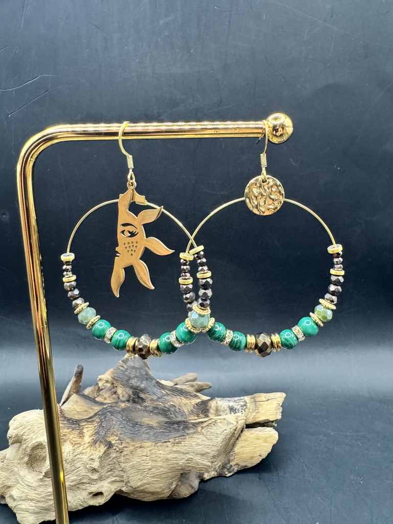 Boucles d’oreilles artisanales