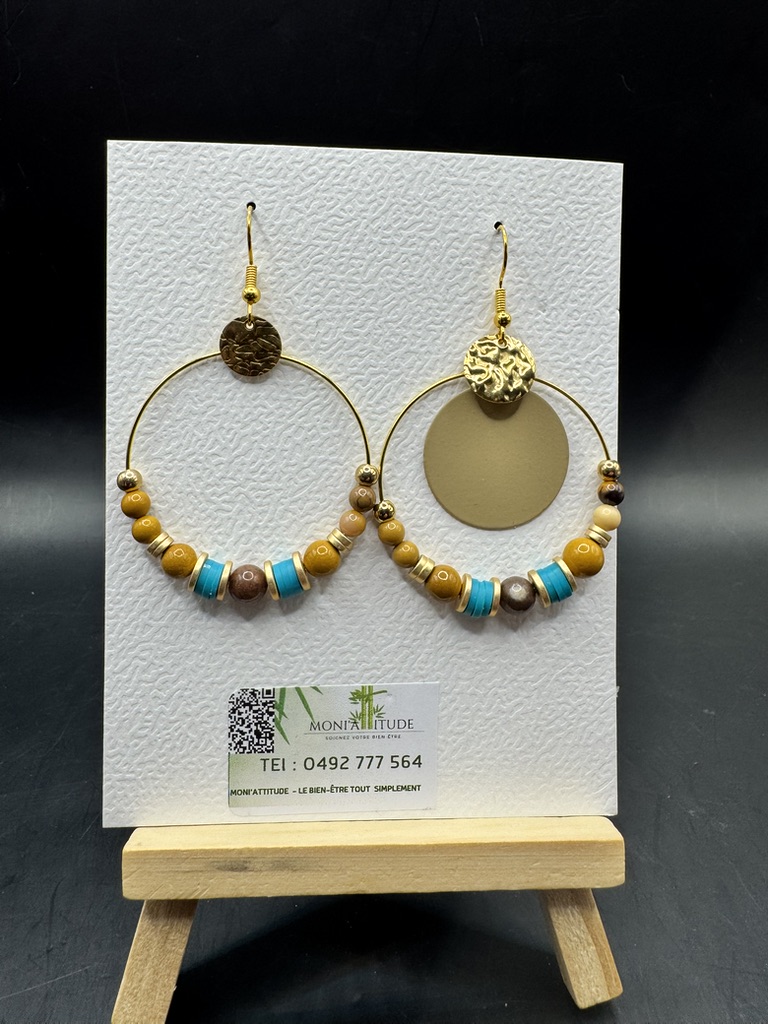 Boucles d'oreilles artisanales