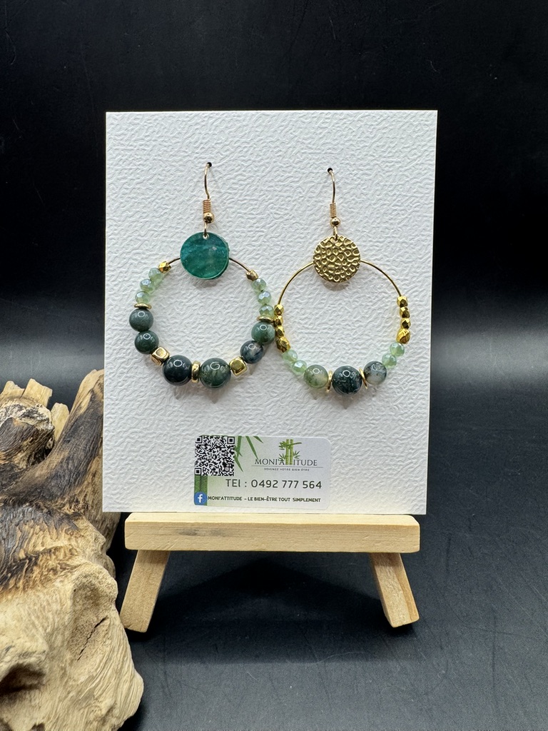 Boucles d'oreilles artisanales