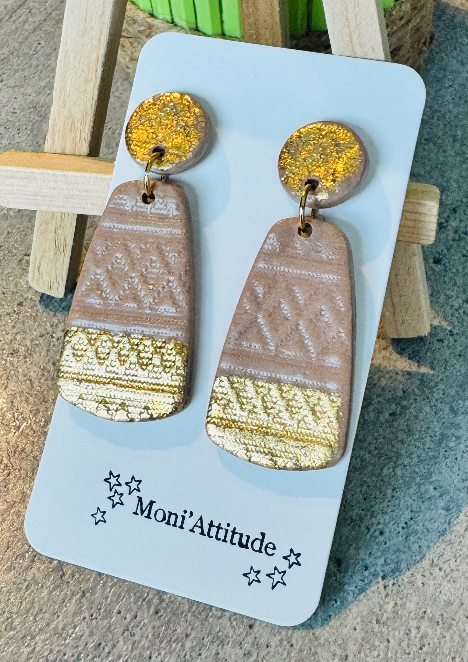 Boucles d'oreilles artisanales