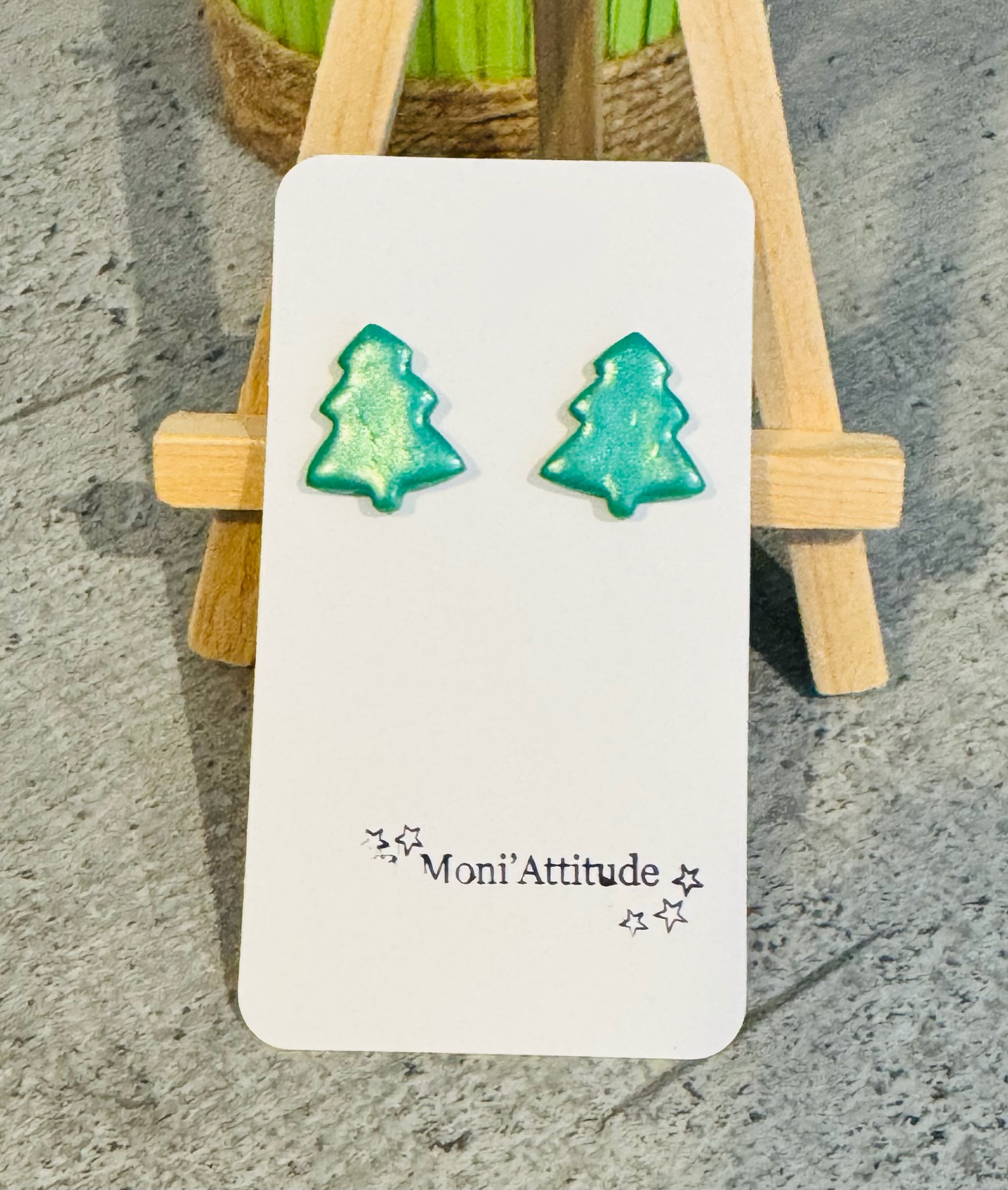 Boucles d'oreilles sapin