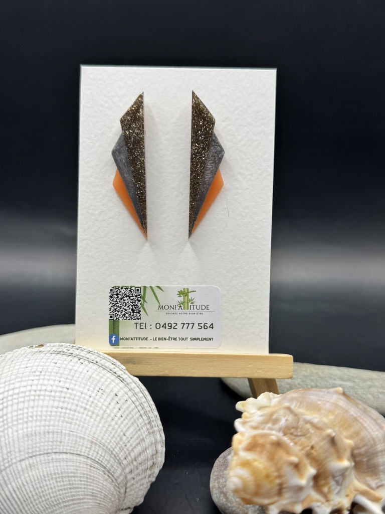 Boucles d'oreilles géométriques