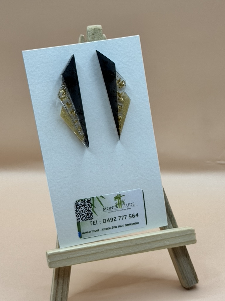 Boucles d'oreilles géométriques