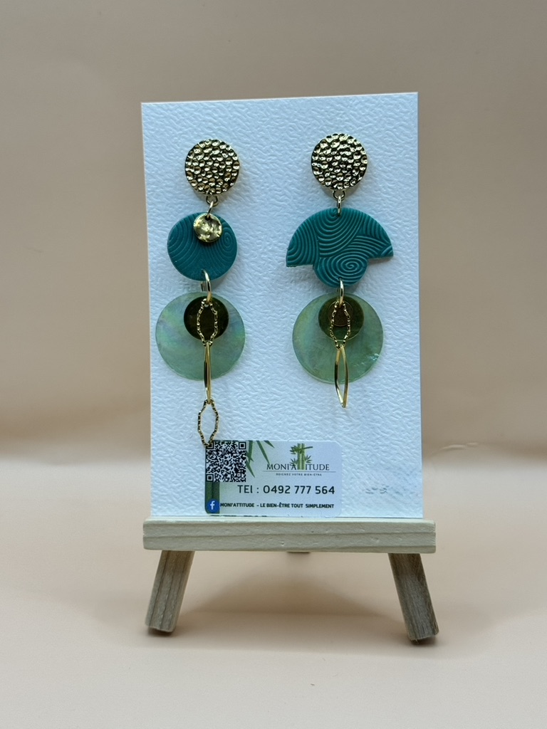 Boucles d’oreilles modernes