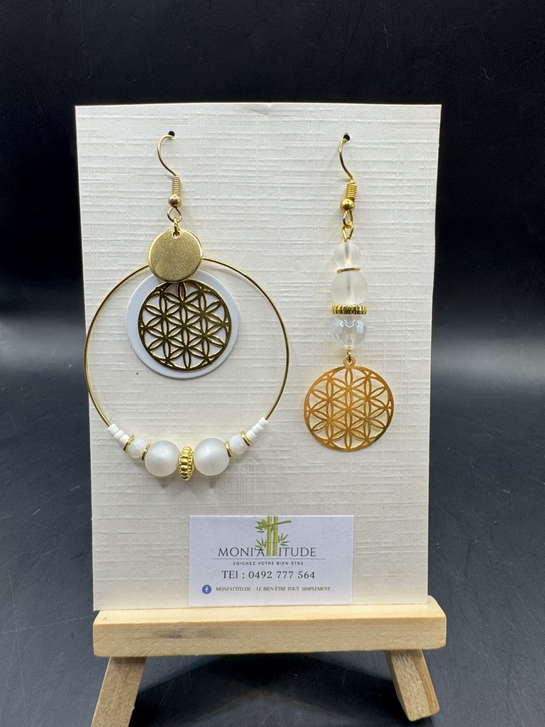 Boucles d'oreilles artisanales