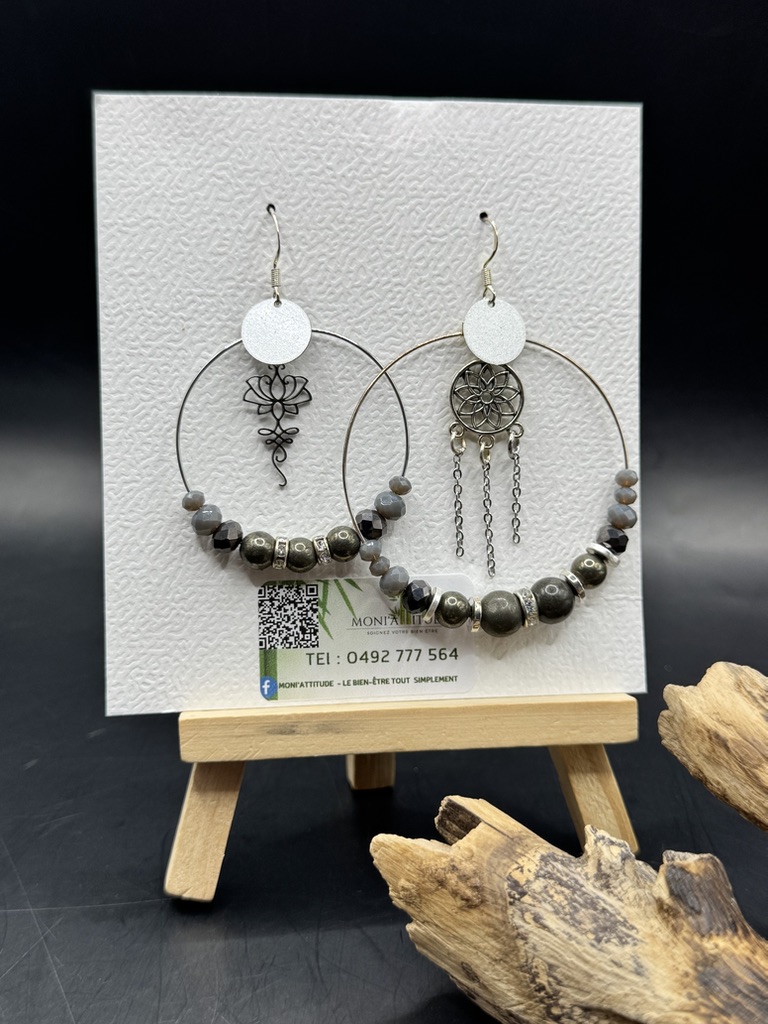 Boucles d'oreilles artisanales