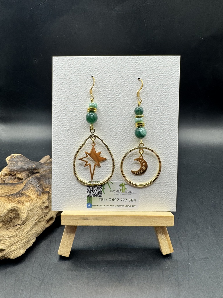 Boucles d'oreilles artisanales