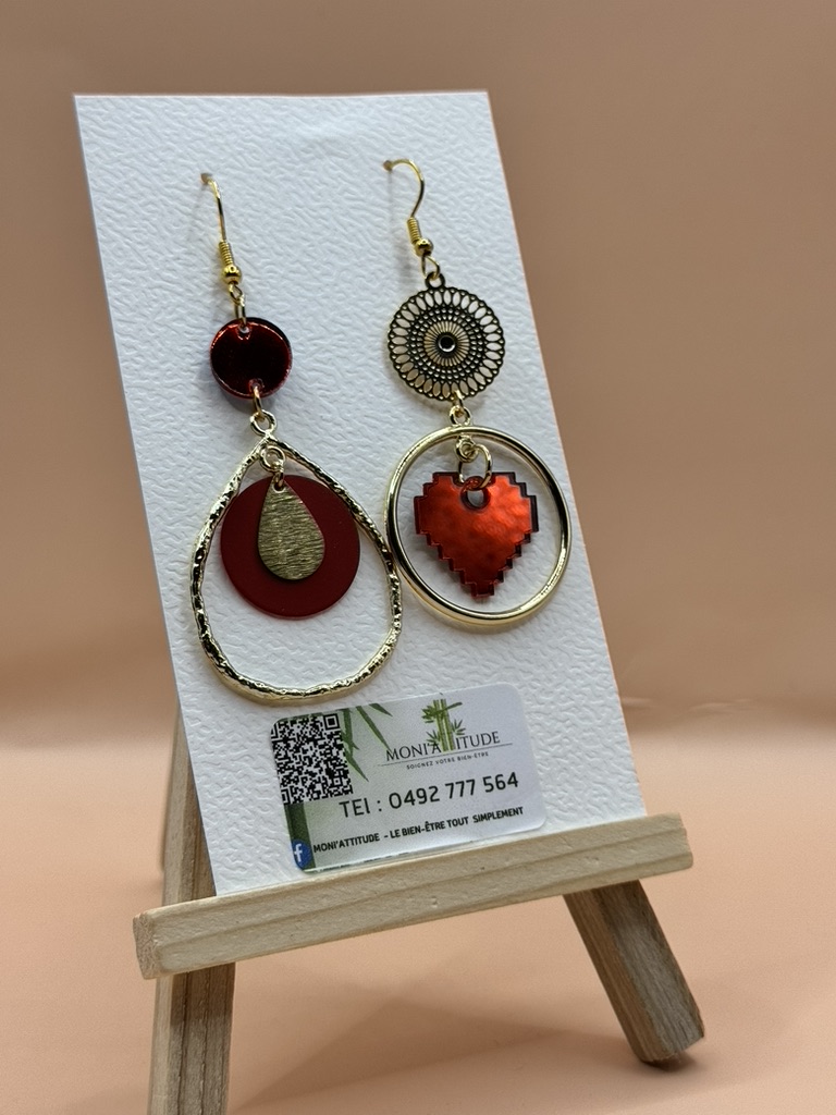 Boucles d'oreilles artisanales
