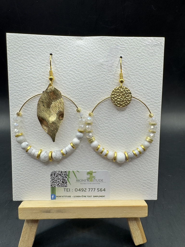 Boucles d’oreilles artisanales