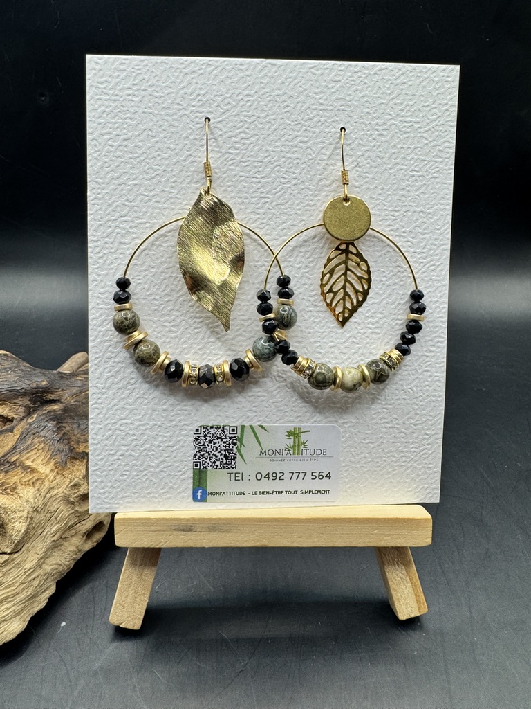 Boucles d'oreilles artisanales