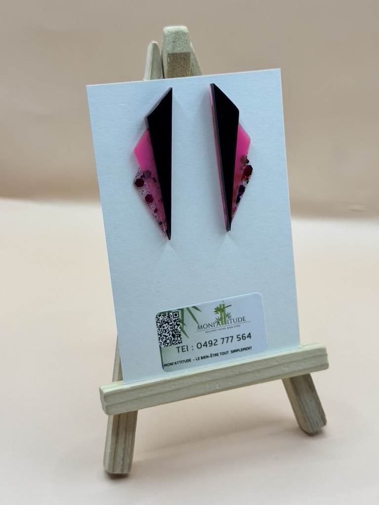 Boucles d'oreilles géométriques