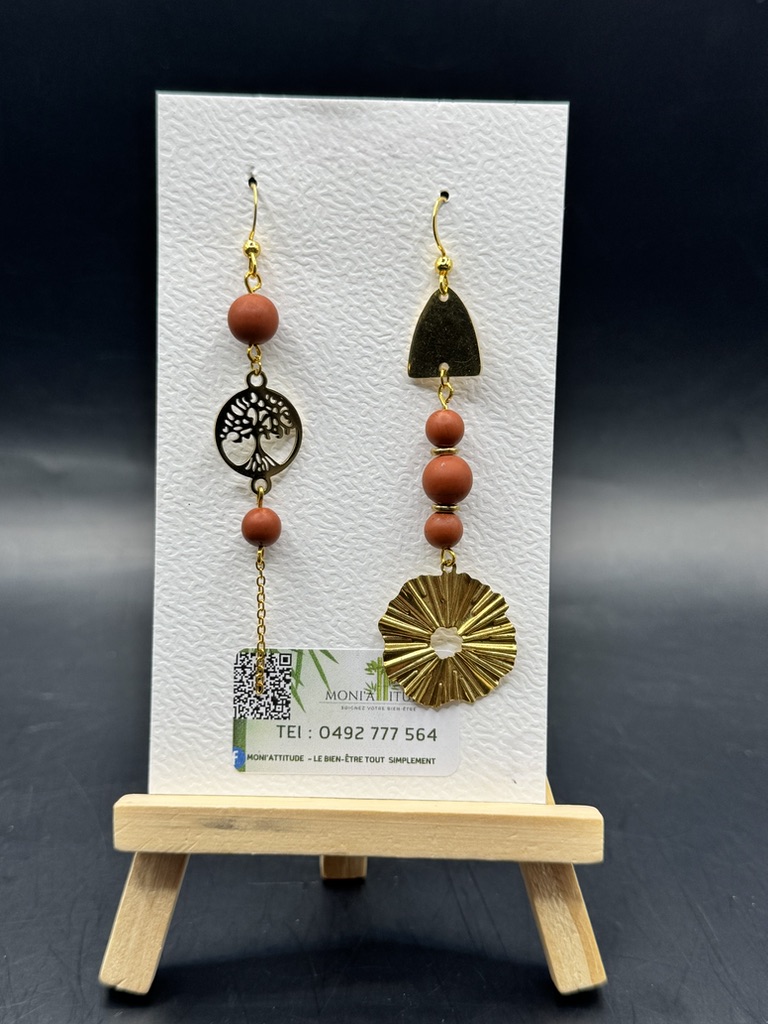 Boucles d'oreilles artisanales